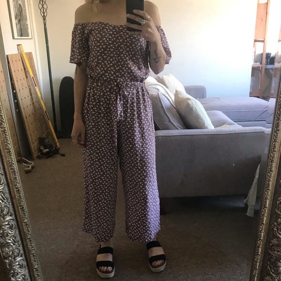 Floral Jumpsuit Dress in Lilac - Monteau - Picture 11 of 13